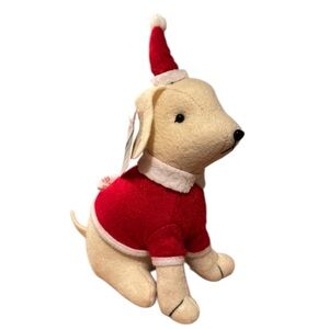 Target Christmas 6” Plush Yellow Lab Dog Gingerbread Bullseye’s Playground NWT